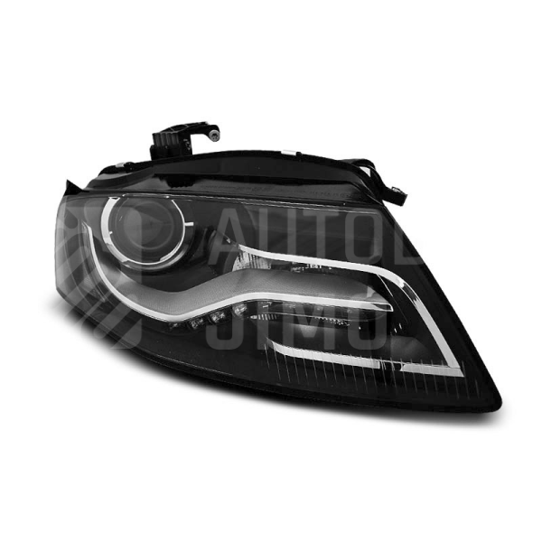 Přední světla Audi A4 B8 08-11 Day light, DRL Černá Přední světla Audi A4 B8 08-11 Day light, DRL Černá