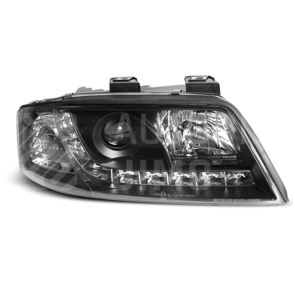 Přední světla AUDI A6 C5 97-01 - DAYLIGHT Černá Přední světla AUDI A6 C5 97-01 - DAYLIGHT Černá