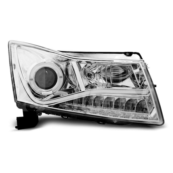 Přední světla Chevrolet Cruze 09-12 LED Daylight chromová H7/H1
