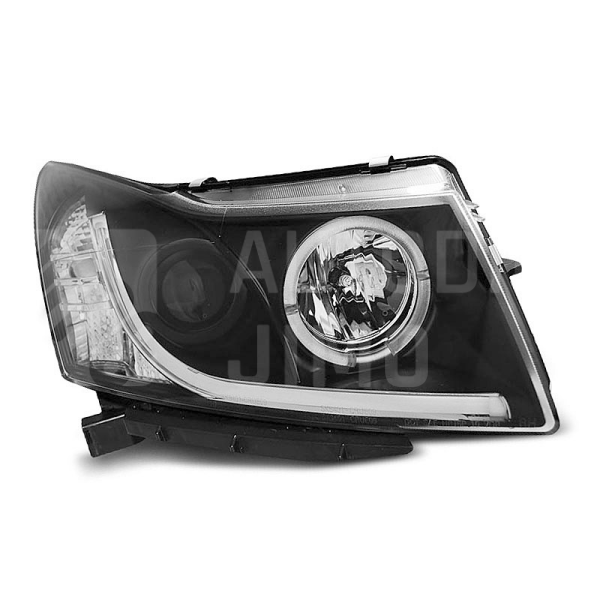 Přední světla Chevrolet Cruze 09-12 LED TUBE light Černá