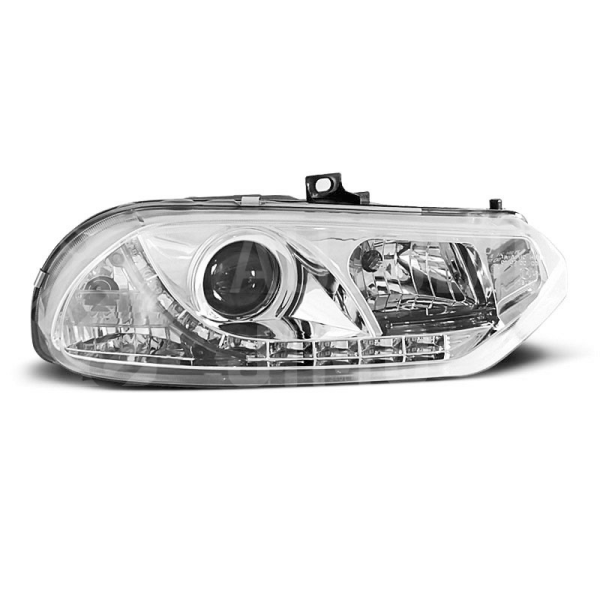 Přední světla, lampy Alfa Romeo 156 Day light chromová Přední světla, lampy Alfa Romeo 156 Day light chromová