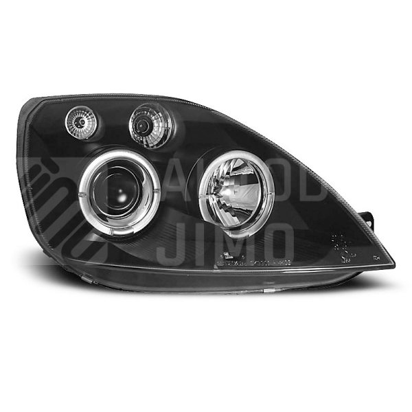 Přední světla, lampy Angel Eyes Ford Fiesta 02-05 černá Přední světla, lampy Angel Eyes Ford Fiesta 02-05 černá