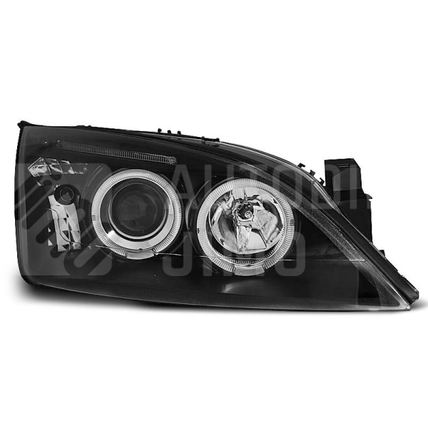 Přední světla, lampy Angel Eyes Ford Mondeo 00-07 černá H1 Přední světla, lampy Angel Eyes Ford Mondeo 00-07 černá H1