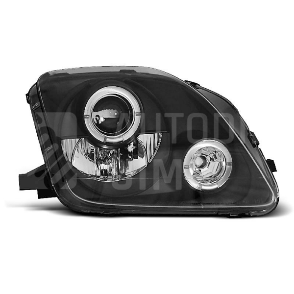 Přední světla, lampy Angel Eyes Honda Prelude 97-01 černá Přední světla, lampy Angel Eyes Honda Prelude 97-01 černá