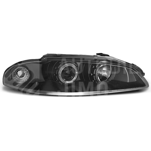 Přední světla, lampy Angel Eyes Mitsubishi Eclipse 97-99 černá H1 Přední světla, lampy Angel Eyes Mitsubishi Eclipse 97-99 černá H1