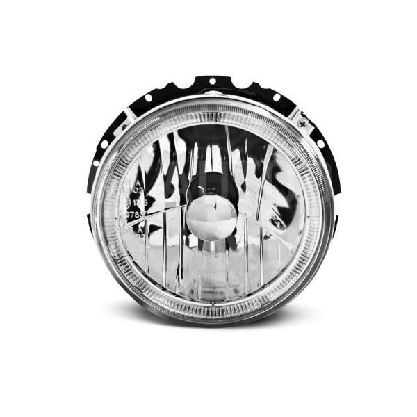 Přední světla, lampy Angel Eyes VW Golf I, 74-83 chromová H4
