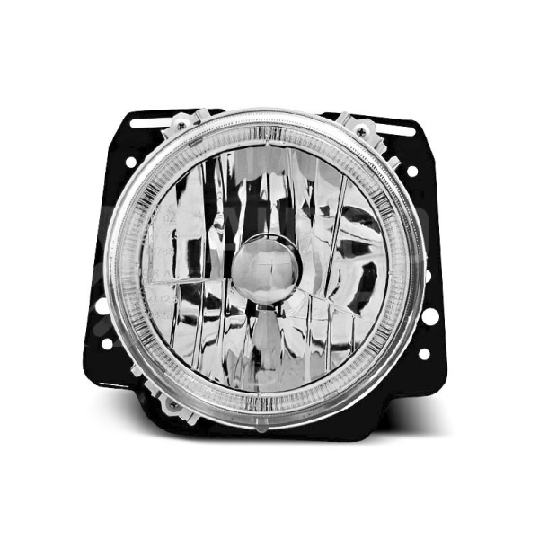 Přední světla, lampy Angel Eyes VW Golf II, 83-91 chromová H4 el.naklápění