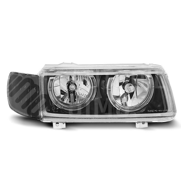 Přední světla, lampy Angel Eyes VW Passat B4 35i 93-96 černá H7 Přední světla, lampy Angel Eyes VW Passat B4 35i 93-96 černá H7