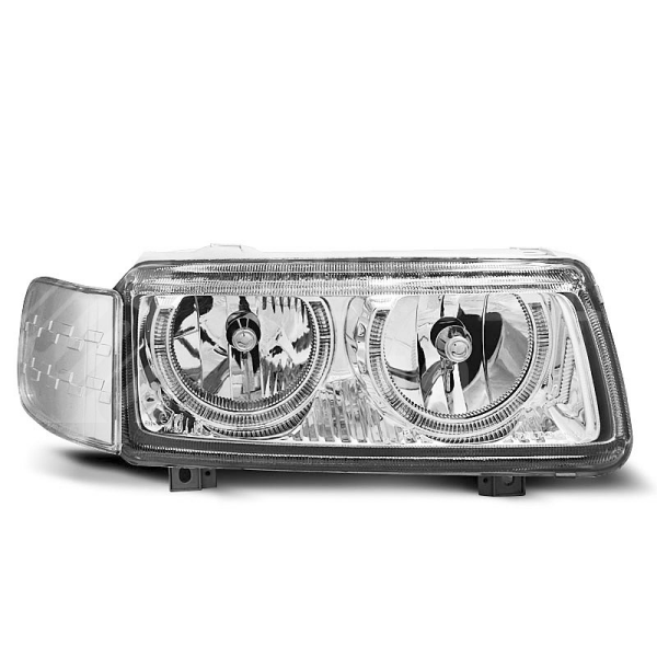 Přední světla, lampy Angel Eyes VW Passat B4 35i 93-96 chromová H7 Přední světla, lampy Angel Eyes VW Passat B4 35i 93-96 chromová H7