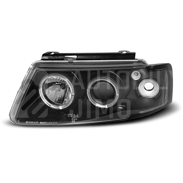 Přední světla, lampy Angel Eyes VW Passat B5 96-00 černá H1 Přední světla, lampy Angel Eyes VW Passat B5 96-00 černá H1