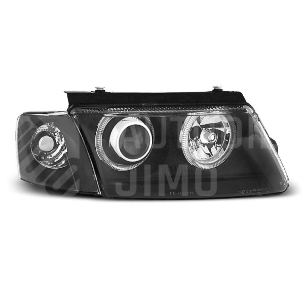 Přední světla, lampy Angel Eyes VW Passat B5 96-00 černá H7 Přední světla, lampy Angel Eyes VW Passat B5 96-00 černá H7
