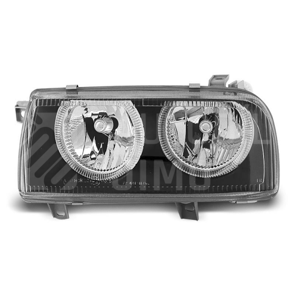 Přední světla, lampy Angel Eyes VW Vento 92-98 černé H7