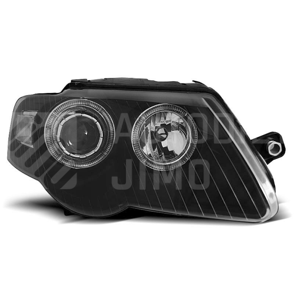 Přední světla, lampy Angel Eyes W Passat B6 3C 05-10 černá H7 Přední světla, lampy Angel Eyes W Passat B6 3C 05-10 černá H7