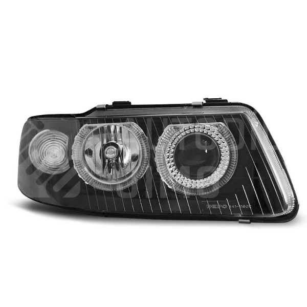 Přední světla, lampy AUDI A3 00-03 - ANGEL EYES Černá Přední světla, lampy AUDI A3 00-03 - ANGEL EYES Černá