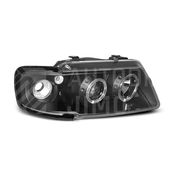 Přední světla, lampy AUDI A3 8L 96-00 - ANGEL EYES Černá Přední světla, lampy AUDI A3 8L 96-00 - ANGEL EYES Černá
