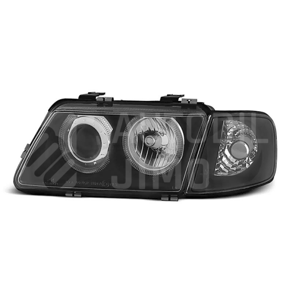 Přední světla, lampy AUDI A3 96-00 - ANGEL EYES Černá H7 Přední světla, lampy AUDI A3 96-00 - ANGEL EYES Černá H7