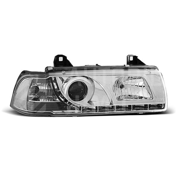 Přední světla, lampy BMW E36 Day light chromové Přední světla, lampy BMW E36 Day light chromové