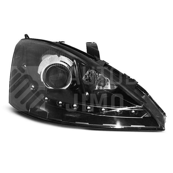 Přední světla, lampy Ford Focus 98-04 Day light černá H7 Přední světla, lampy Ford Focus 98-04 Day light černá H7