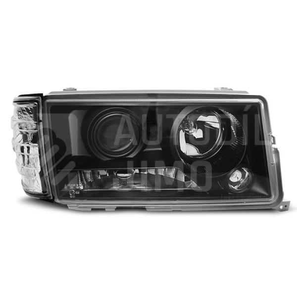 Přední světla, lampy Mercedes Benz 190 W201 82-93 černá Přední světla, lampy Mercedes Benz 190 W201 82-93 černá
