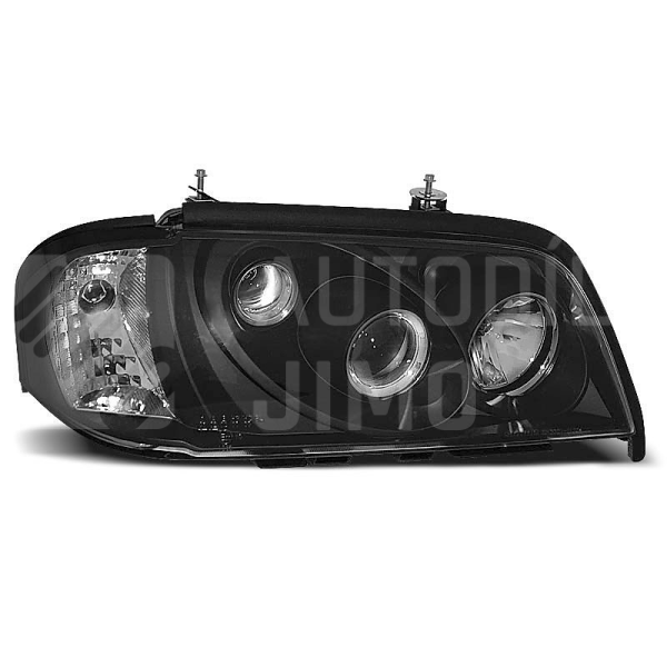 Přední světla, lampy Mercedes Benz C W202 93-00 černá H1
