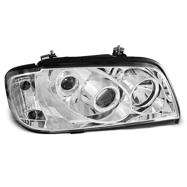 Přední světla, lampy Mercedes Benz C W202 93-00 chromová H1