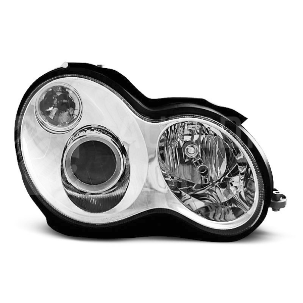 Přední světla, lampy Mercedes Benz C W203 00-04 chromová Přední světla, lampy Mercedes Benz C W203 00-04 chromová