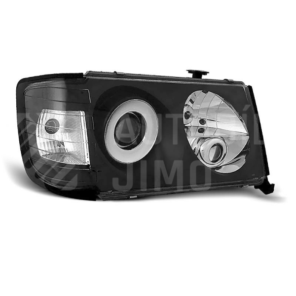 Přední světla, lampy Mercedes Benz E W124 85-93 černá 