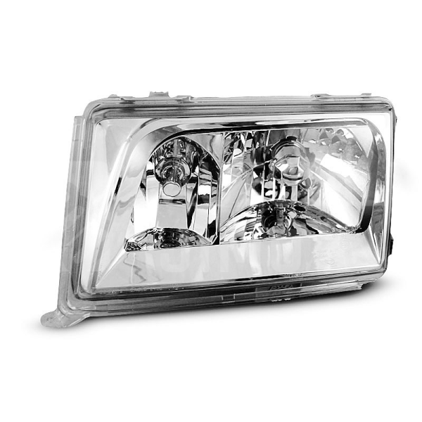 Přední světla, lampy Mercedes Benz E W124 85-93 chromová H4