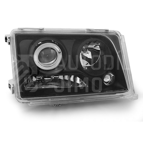Přední světla, lampy Mercedes Benz E W124 93-95 černá H7