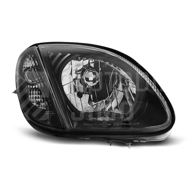 Přední světla, lampy Mercedes Benz SLK R170 96-04 černá H4