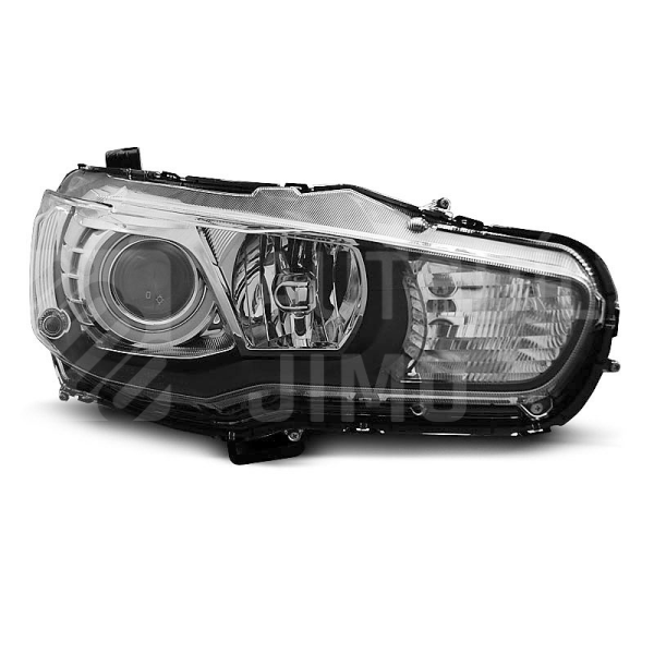 Přední světla, lampy Mitsubishi Lancer 08-11 černá HB4/HB3
