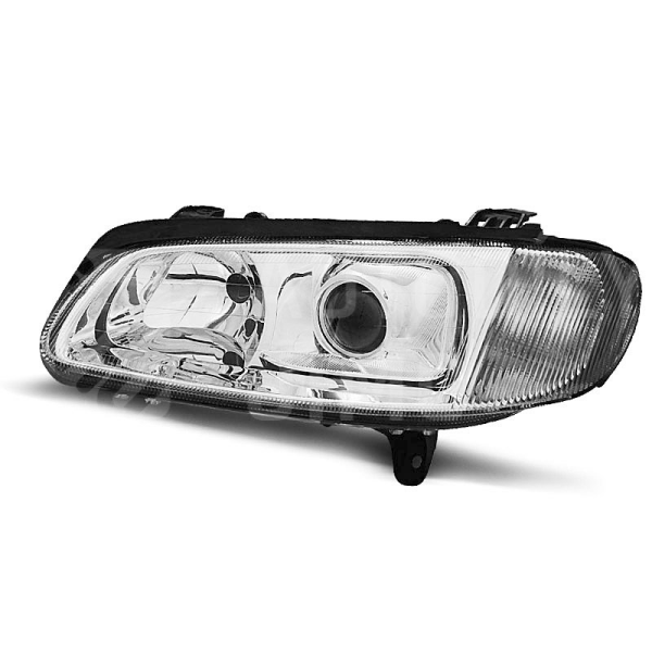Přední světla, lampy Opel Omega B 94-00 chromová H1/H7