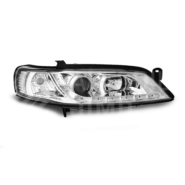 Přední světla, lampy Opel Vectra B 95-99 Day light chromové H1 Přední světla, lampy Opel Vectra B 95-99 Day light chromové H1