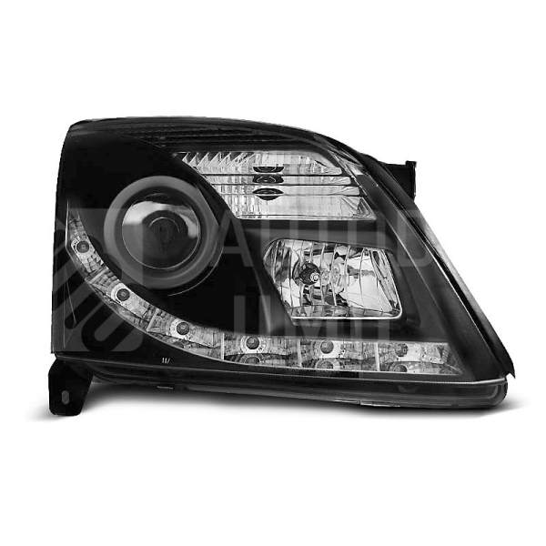 Přední světla, lampy Opel Vectra C 02-05 Day light černé