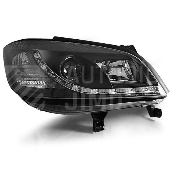 Přední světla, lampy Opel Zafira 99-05 Day light černé