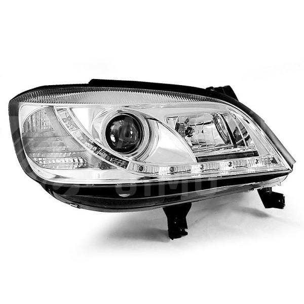 Přední světla, lampy Opel Zafira 99-05 Day light chromové