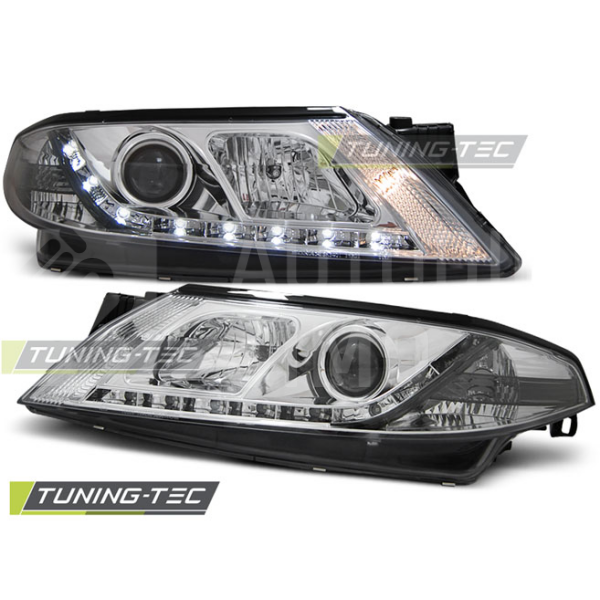 Přední světla, lampy Renault Laguna II 01-05 Day light, chromová Přední světla, lampy Renault Laguna II 01-05 Day light, chromová