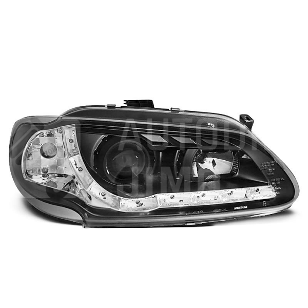 Přední světla, lampy Renault Megane, Scenic 96-99, Day light,  černá Přední světla, lampy Renault Megane, Scenic 96-99, Day light,  černá