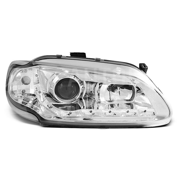 Přední světla, lampy Renault Megane, Scenic 96-99, Day light,  chromové Přední světla, lampy Renault Megane, Scenic 96-99, Day light,  chromové