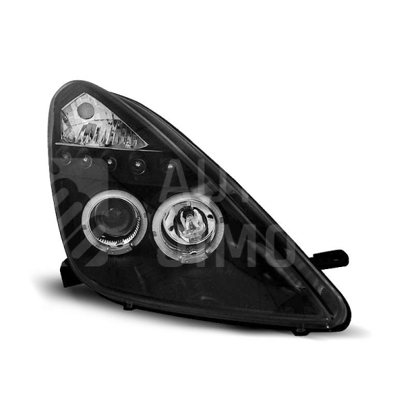 Přední světla, lampy Toyota Celica T230 99-05 Day light, černá