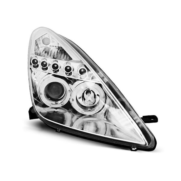 Přední světla, lampy Toyota Celica T230 99-05 Day light, chromové