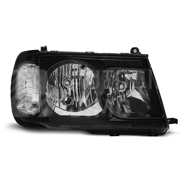 Přední světla, lampy Toyota Land Cruiser FJ100 98-04 černé