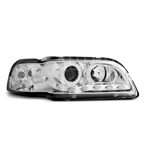 Přední světla, lampy Volvo S40, V40 96-00 Day light, chromová Přední světla, lampy Volvo S40, V40 96-00 Day light, chromová