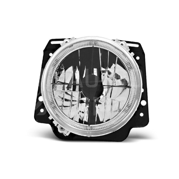 Přední světla, lampy VW Golf II 83-91 chromová, black cross H4, el.naklápění