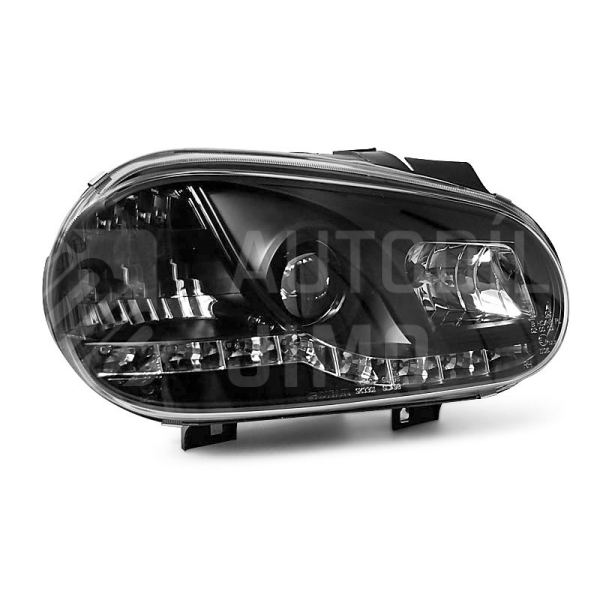 Přední světla, lampy VW Golf IV 97-04 Daylight černé