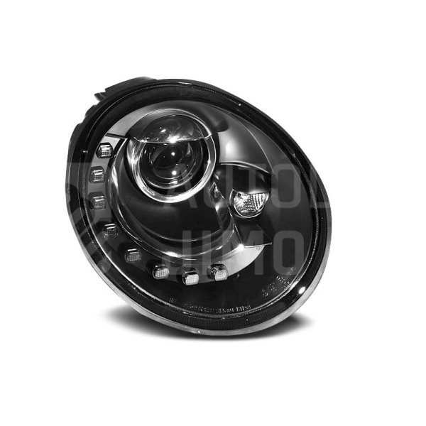 Přední světla, lampy VW New Beetle 98-05 Daylight černé
