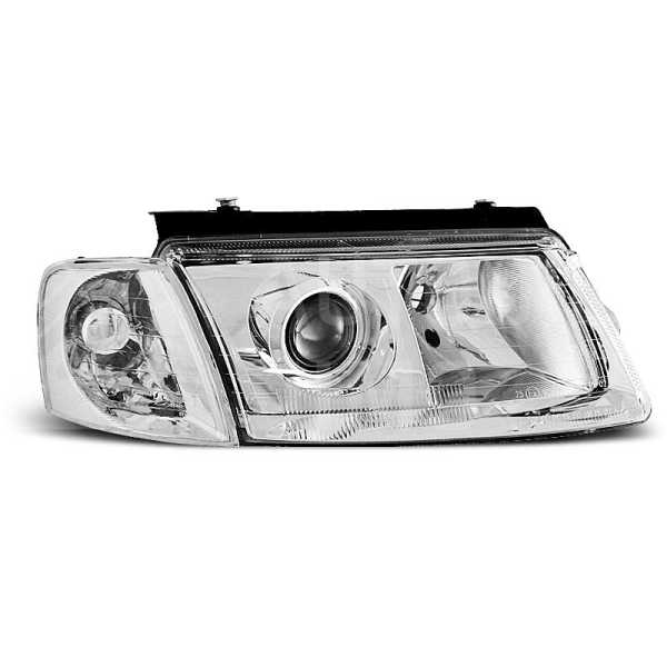 Přední světla, lampy VW Passat B5 96-00 chromové H7/H7 Přední světla, lampy VW Passat B5 96-00 chromové H7/H7