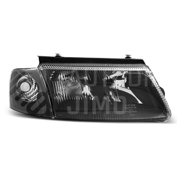 Přední světla lampy VW Passat B5 96-00 s mlhovkami černé H7/H4 Přední světla lampy VW Passat B5 96-00 s mlhovkami černé H7/H4