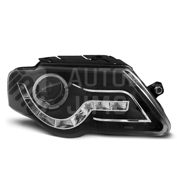 Přední světla, lampy VW Passat B6 3C 05-10 Day light černé H9 Přední světla, lampy VW Passat B6 3C 05-10 Day light černé H9