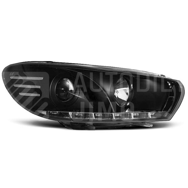 Přední světla, lampy VW Scirocco 08- Day light černé H7/H1 Přední světla, lampy VW Scirocco 08- Day light černé H7/H1